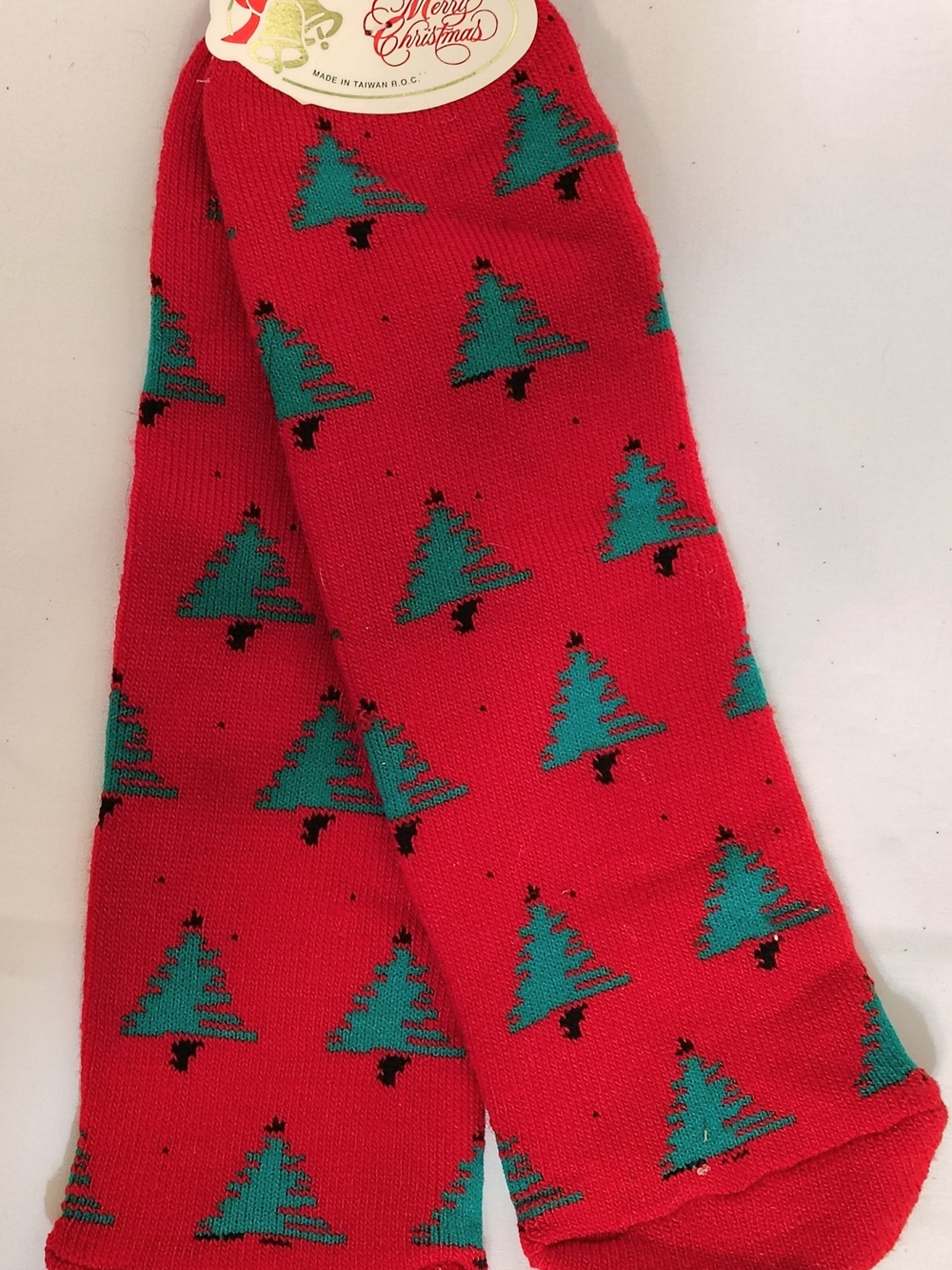 Child's Christmas Booties.   None Slip.  Red & Green.  New